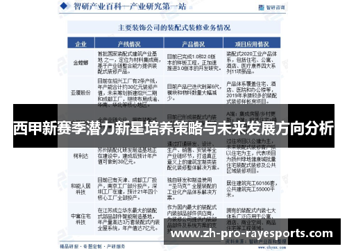 西甲新赛季潜力新星培养策略与未来发展方向分析 西甲新赛季潜力新星培养策略与未来发展方向分析